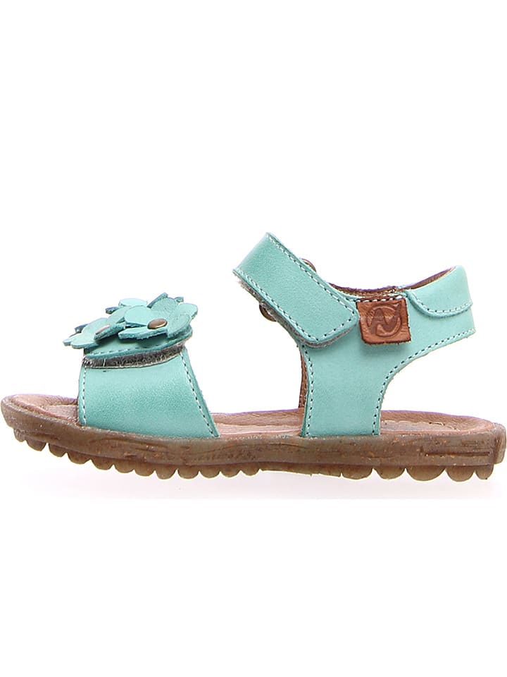 Naturino Leder-Sandalen in Türkis günstig kaufen