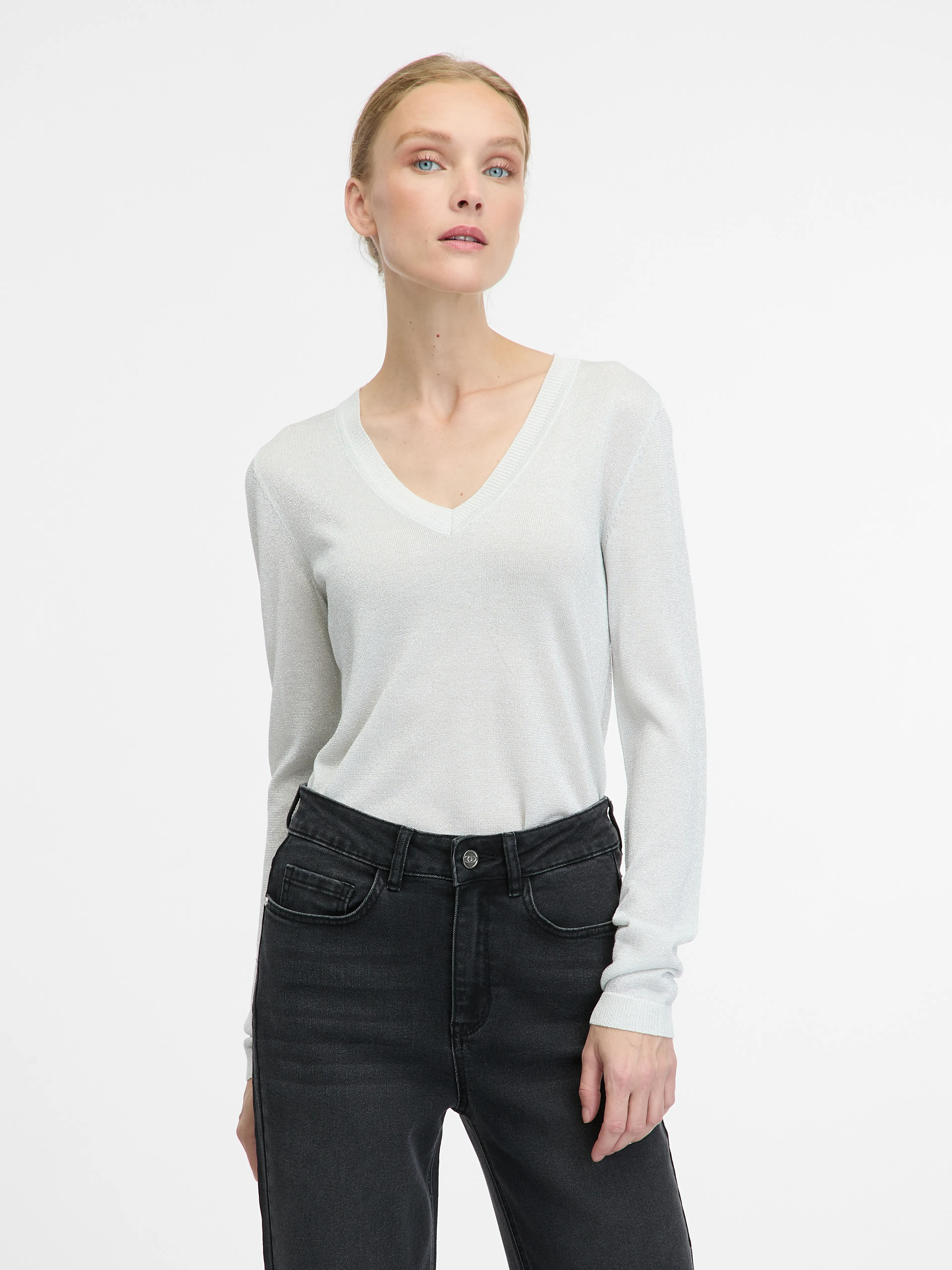 Cremefarbener Damenpullover ORSAY