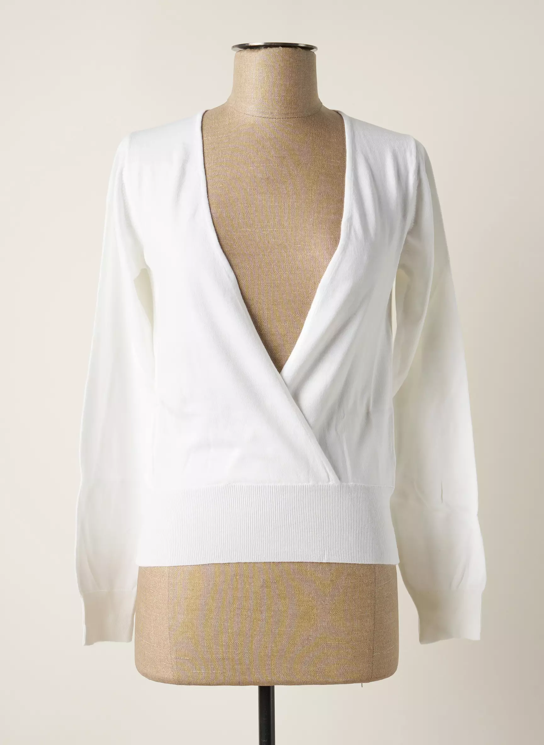 Stefan Green Pulls Femme couleur blanc
