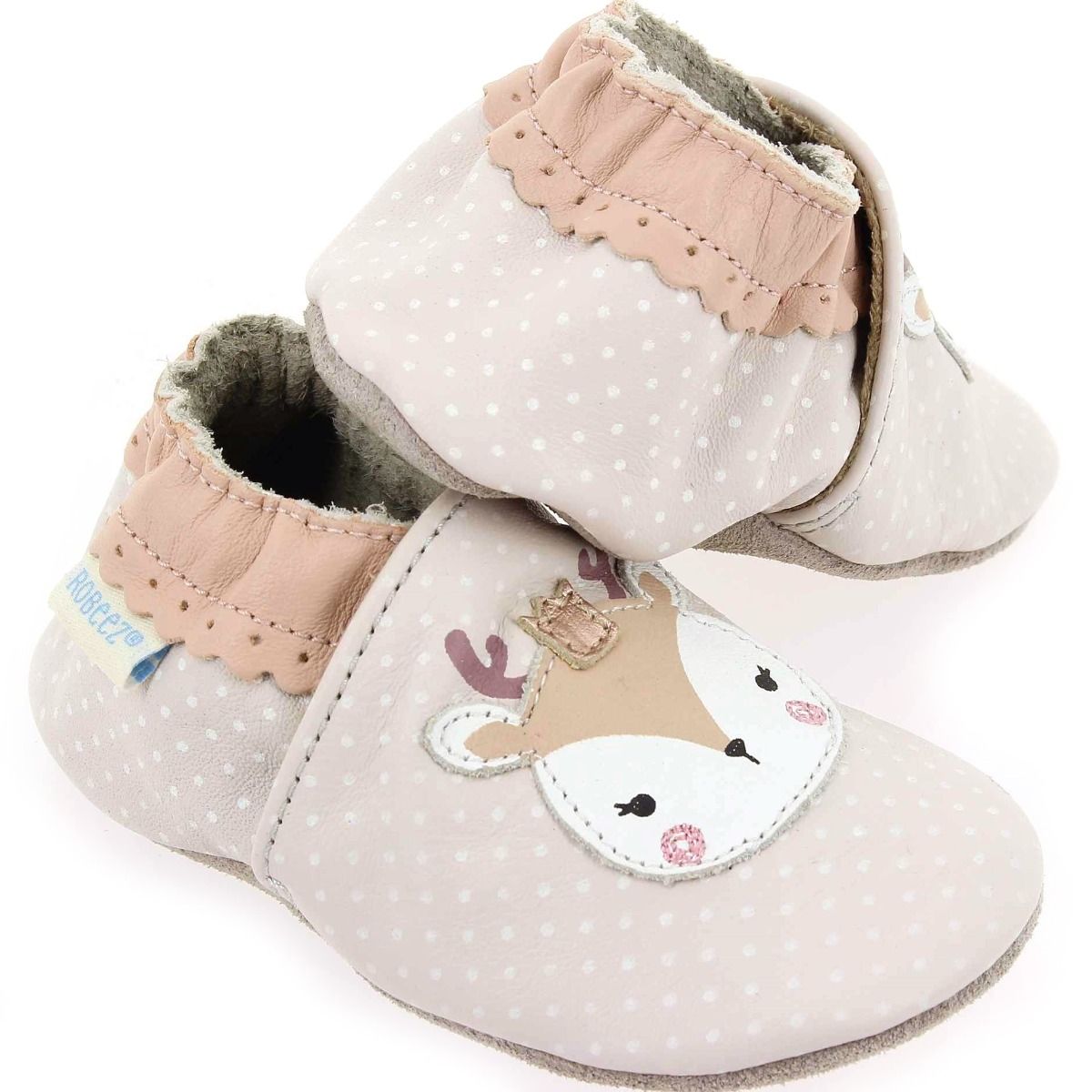 Robeez  FANCY SNOW - Beige Rose