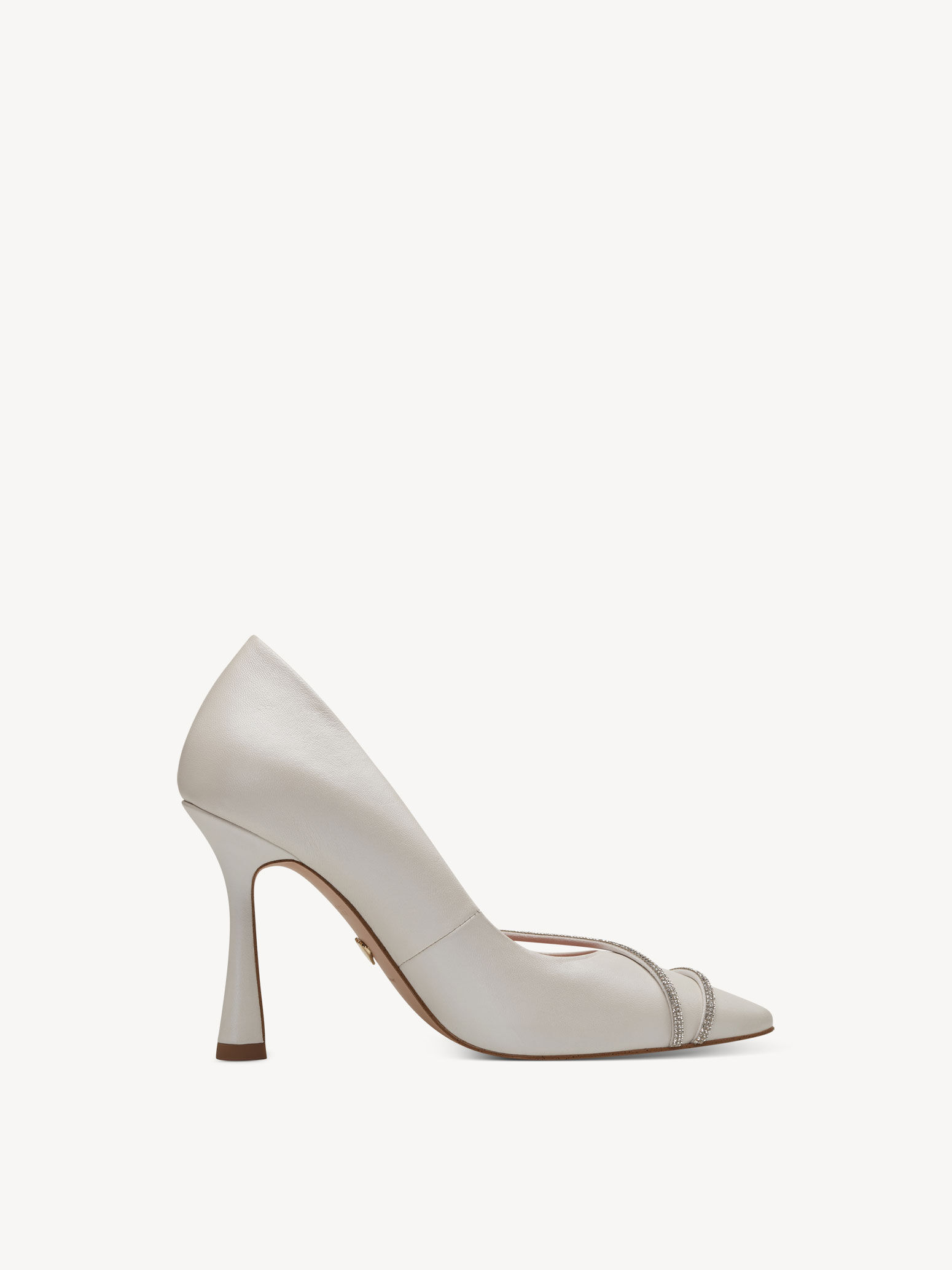 Escarpin en cuir - beige