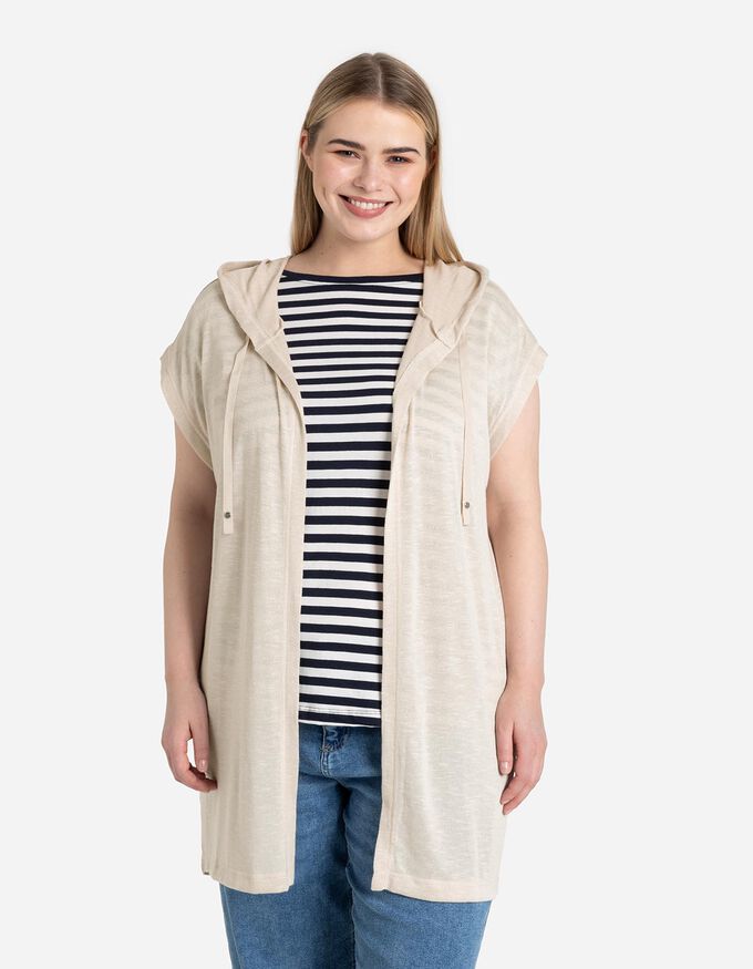 Longcardigan - Viskose-Mix
