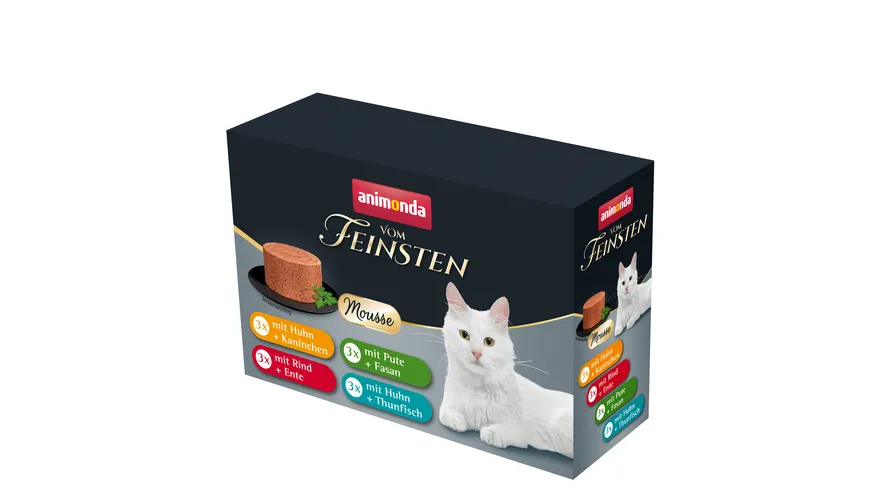 ANIMONDA Katzennassfutter Carny vom Feinsten Adult Mousse Vielfalt 1020 g