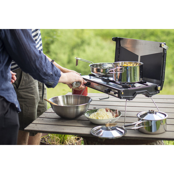 CAMPFIRE BOWL STAINLESS W. LID - Schüssel