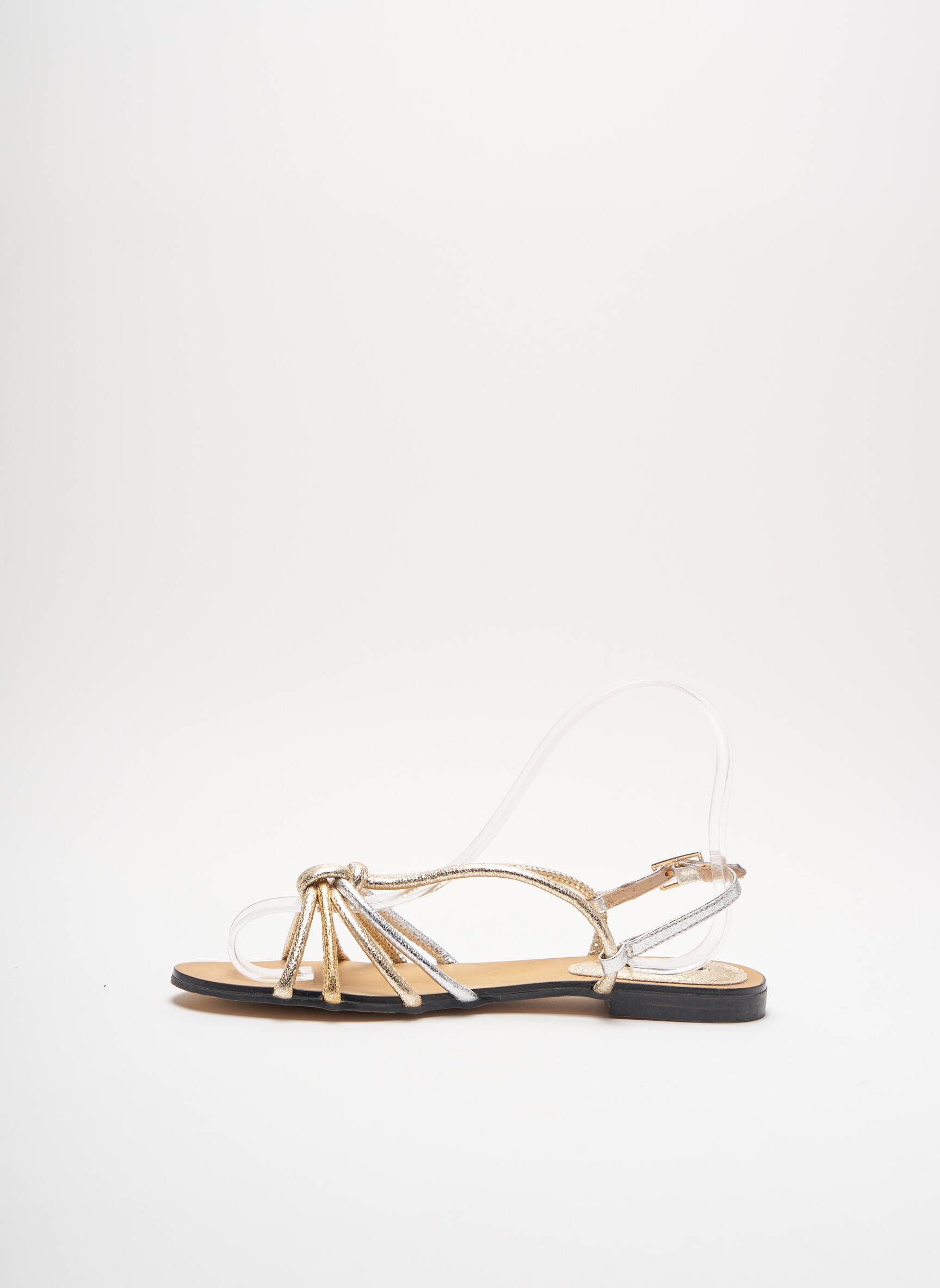 Mng Sandales Nu Pieds Femme couleur gris