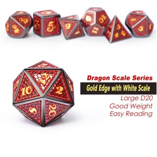 Metal & Enamel Dice Set Spellbound (7)