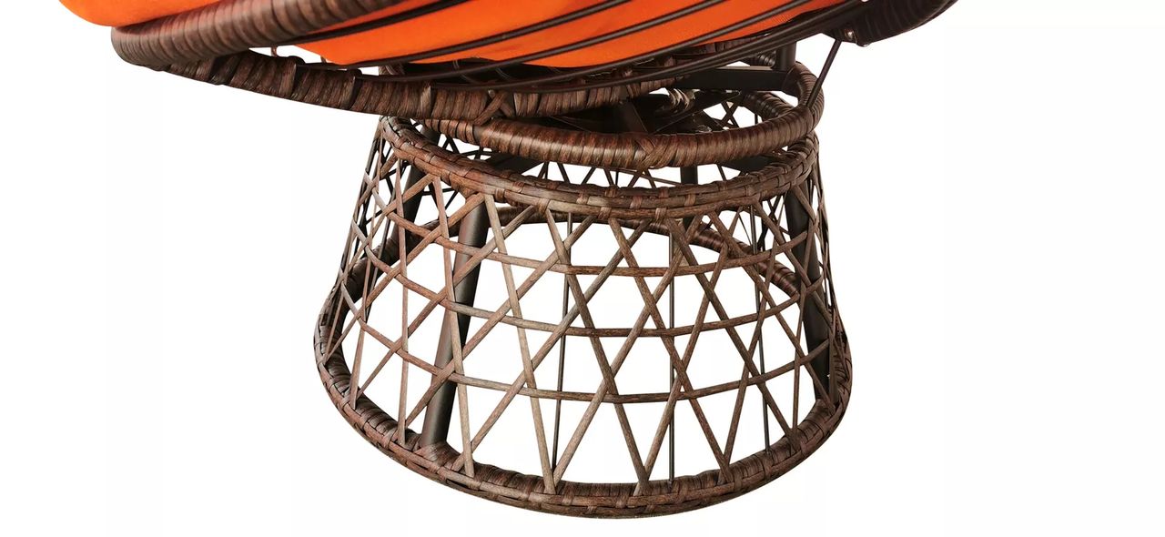 Happy Home Happy Home Moon Chair Rattansessel Sitzsessel orange/rot