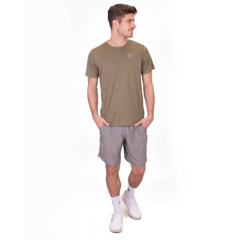 BIDI BADU Crew Two Colored Tee Tennisshirt Herren