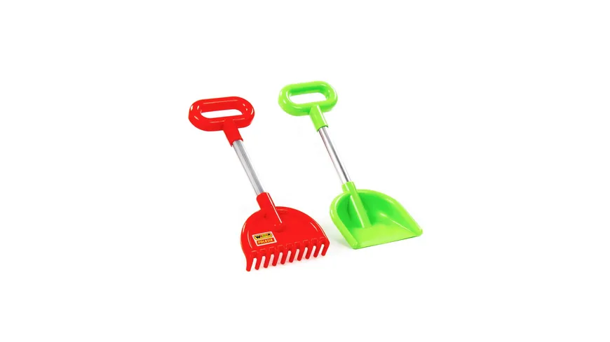Polesi - Schaufel, Rechen Set, 1 Stück, sortiert