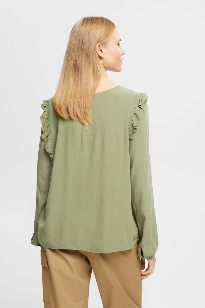 Bluse mit Rüschendetail