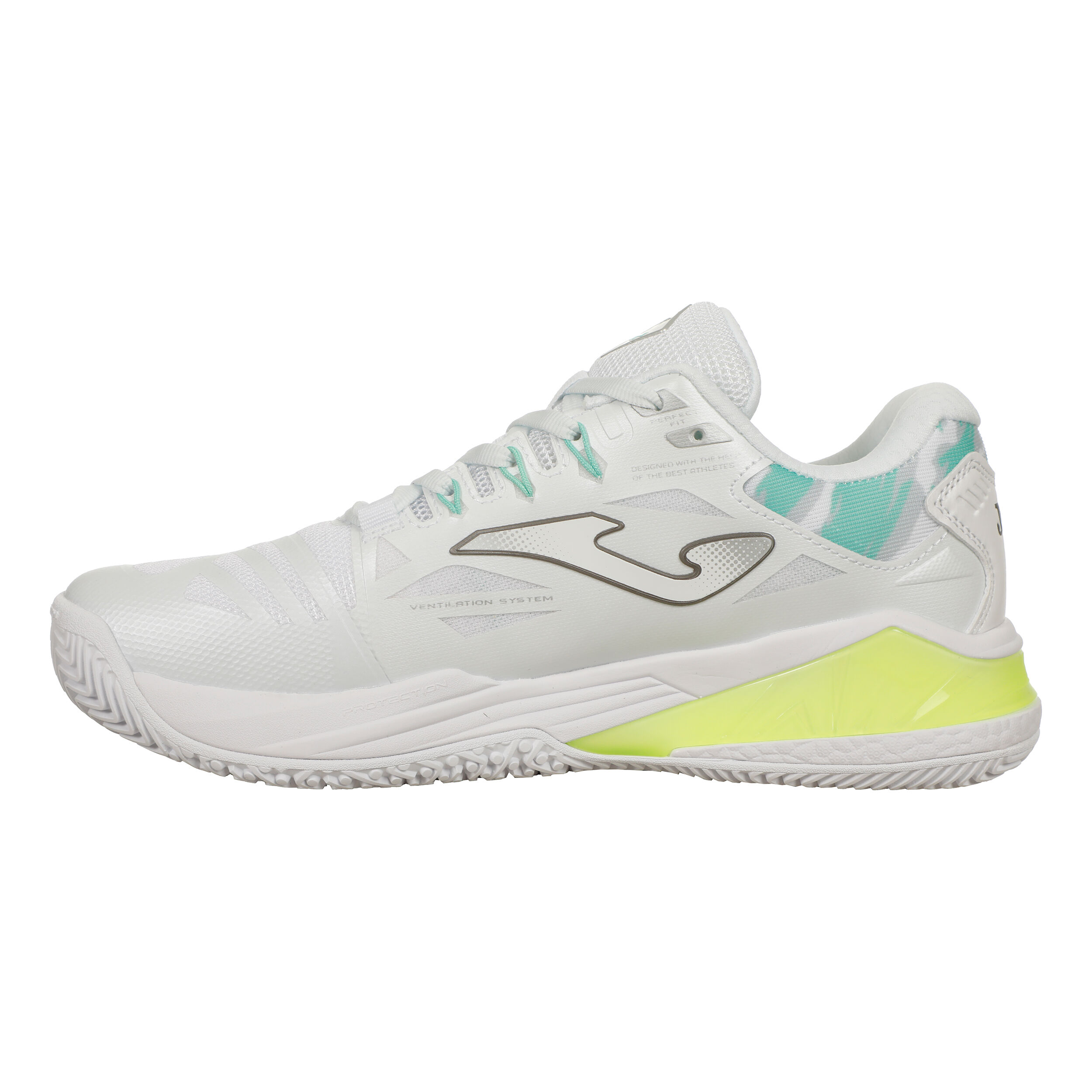 SPIN Padelschuh Damen - Weiß, Grün