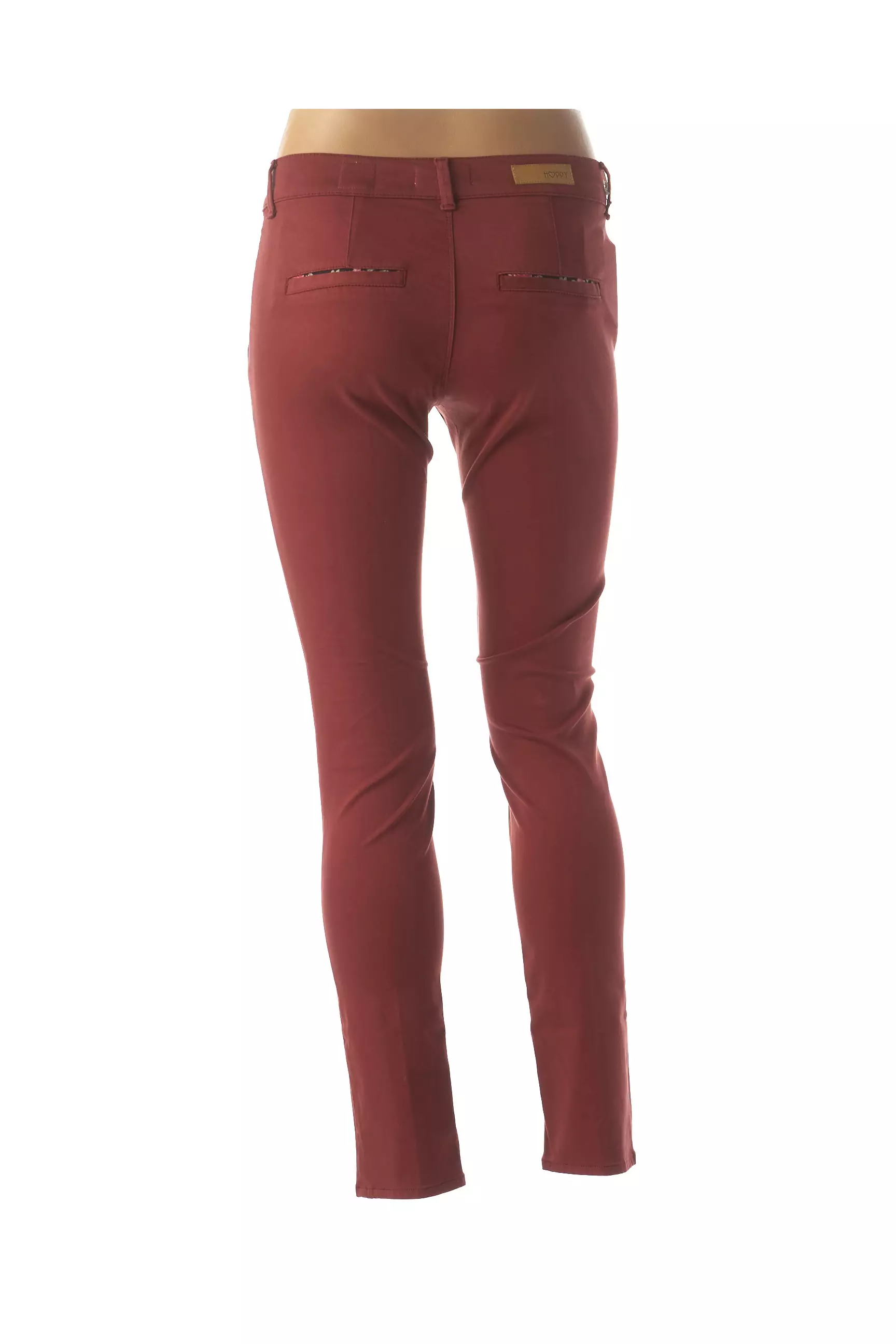 Happy Pantalon7 8 Femme couleur orange