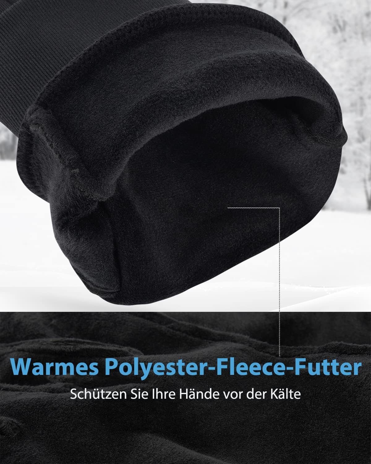 Alster Herz Fahrradhandschuhe Fahrradhandschuhe Winter Thermo-Handschuhe Herren Damen A0493