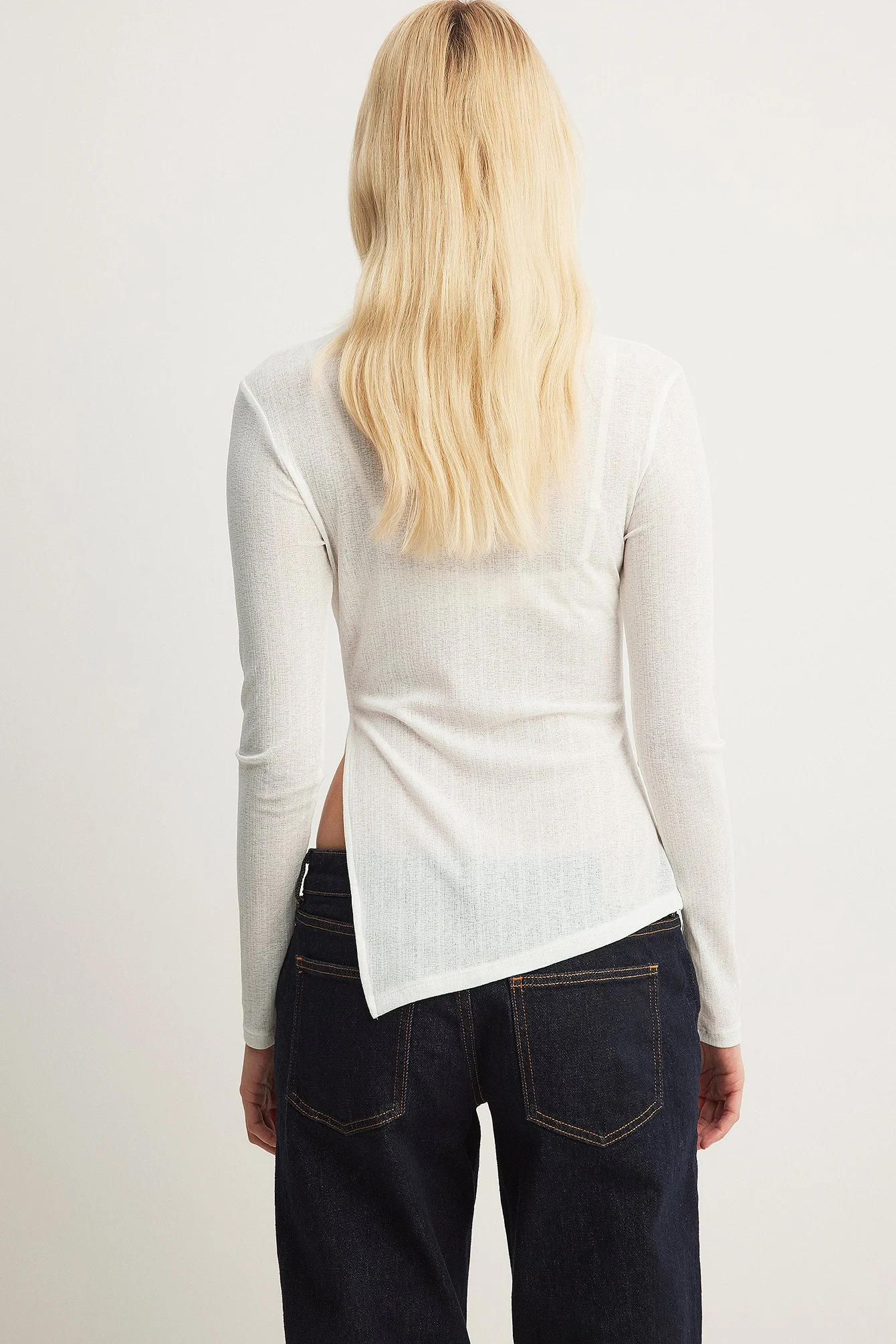 Sheer Slit Top