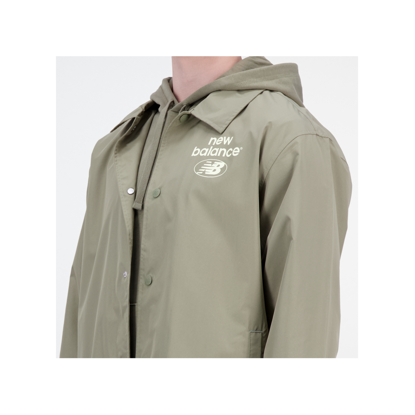 New Balance Reimagined Woven Jacke Grün FCGN