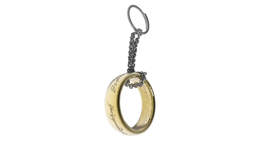 Herr der Ringe Schlüsselanhänger 3D Ring