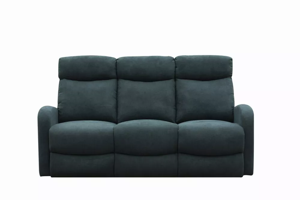 Happy Home Happy Home Relaxsofa-Set 3tlg. mit 5 Relaxfunktionen Dunkelgrau