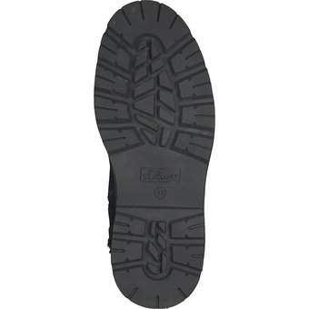 s.Oliver Schnürstiefelette in schwarz