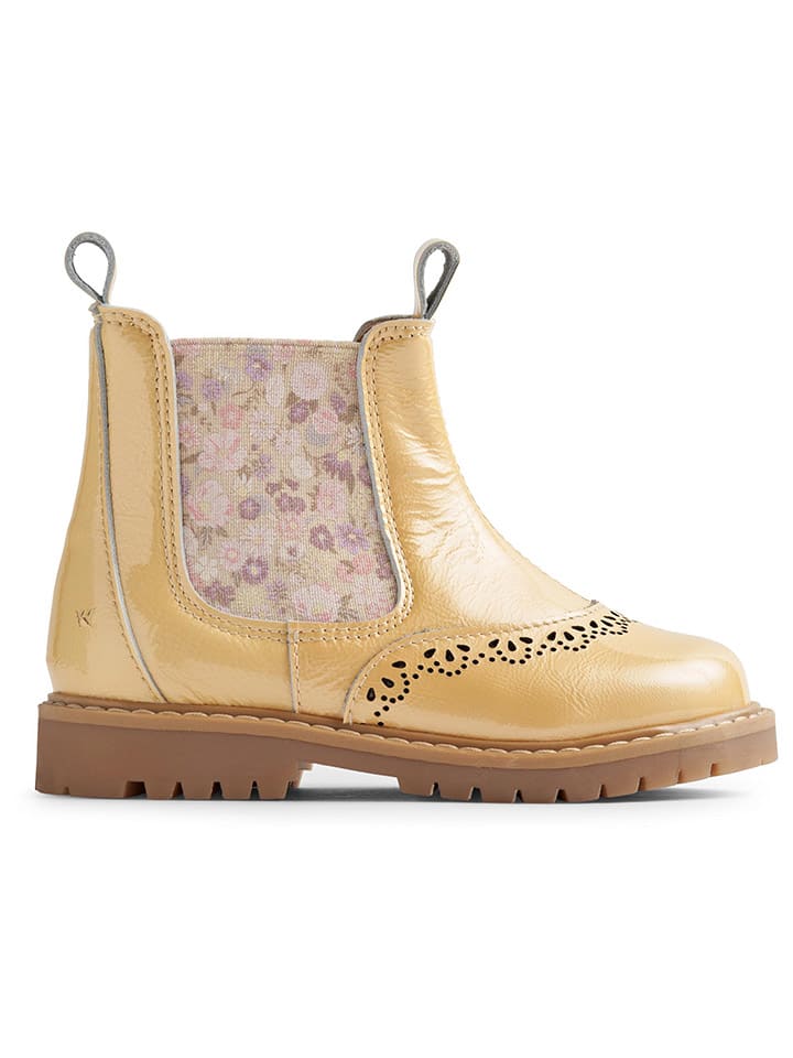 Wheat Leder-Chelsea-Boots in Gelb günstig kaufen