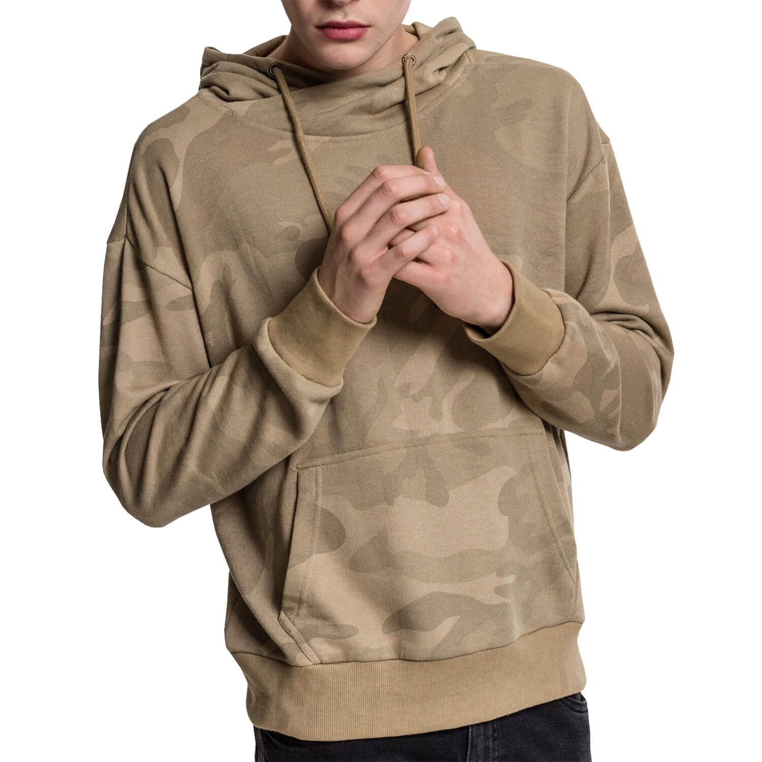 Kapuzenpullover High Neck Camo Hoody
