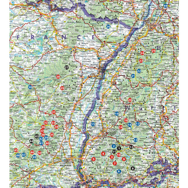 Schwarzwald - Vogesen - Wanderführer