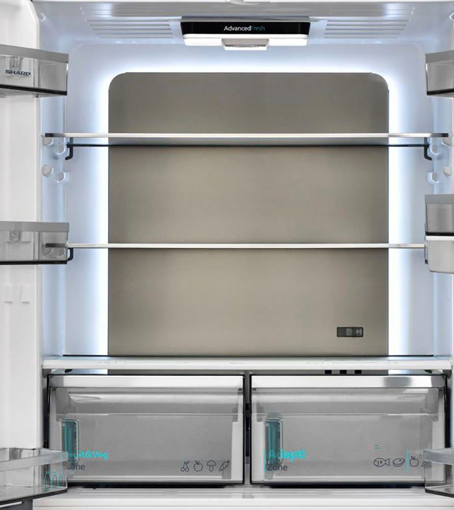 Sharp Multi Door SJ-NFA35IHDBD-EU, 179 cm hoch, 84 cm breit
