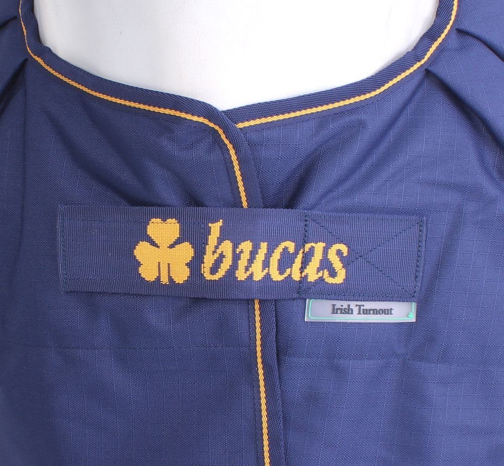 Bucas Pferde-Thermodecke Bucas Irish Turnout Medium 150g Classic - navy/gold
