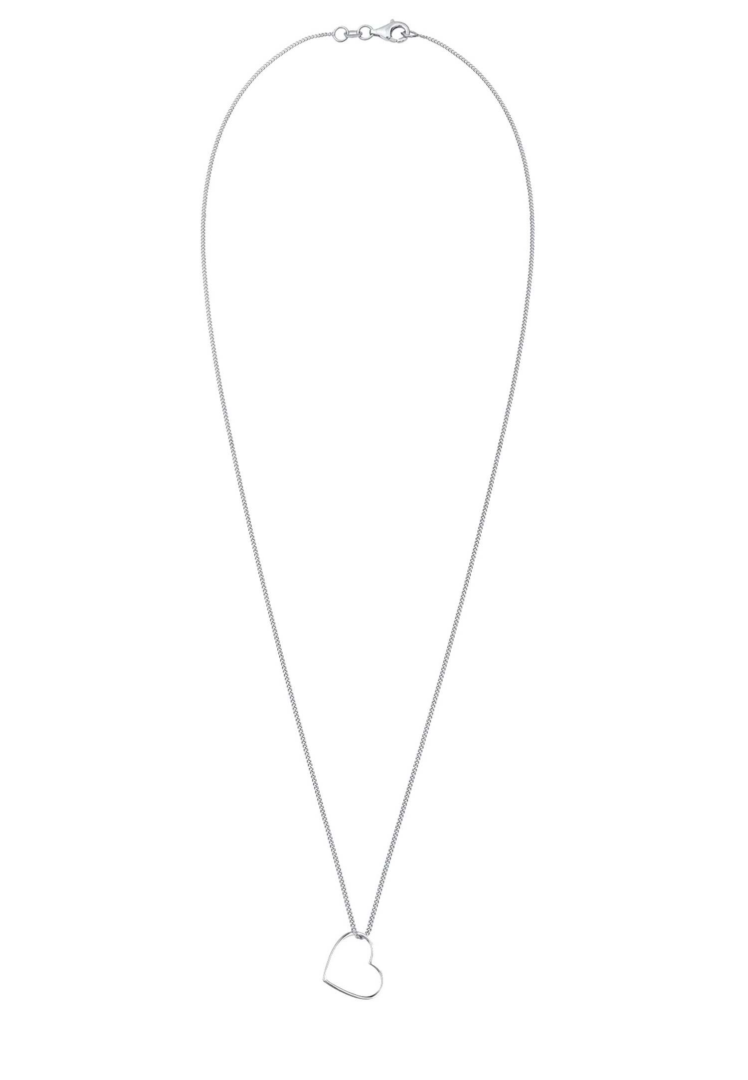 Elli Halskette Herz Liebe Filigran Anhänger 925 Sterling Silber