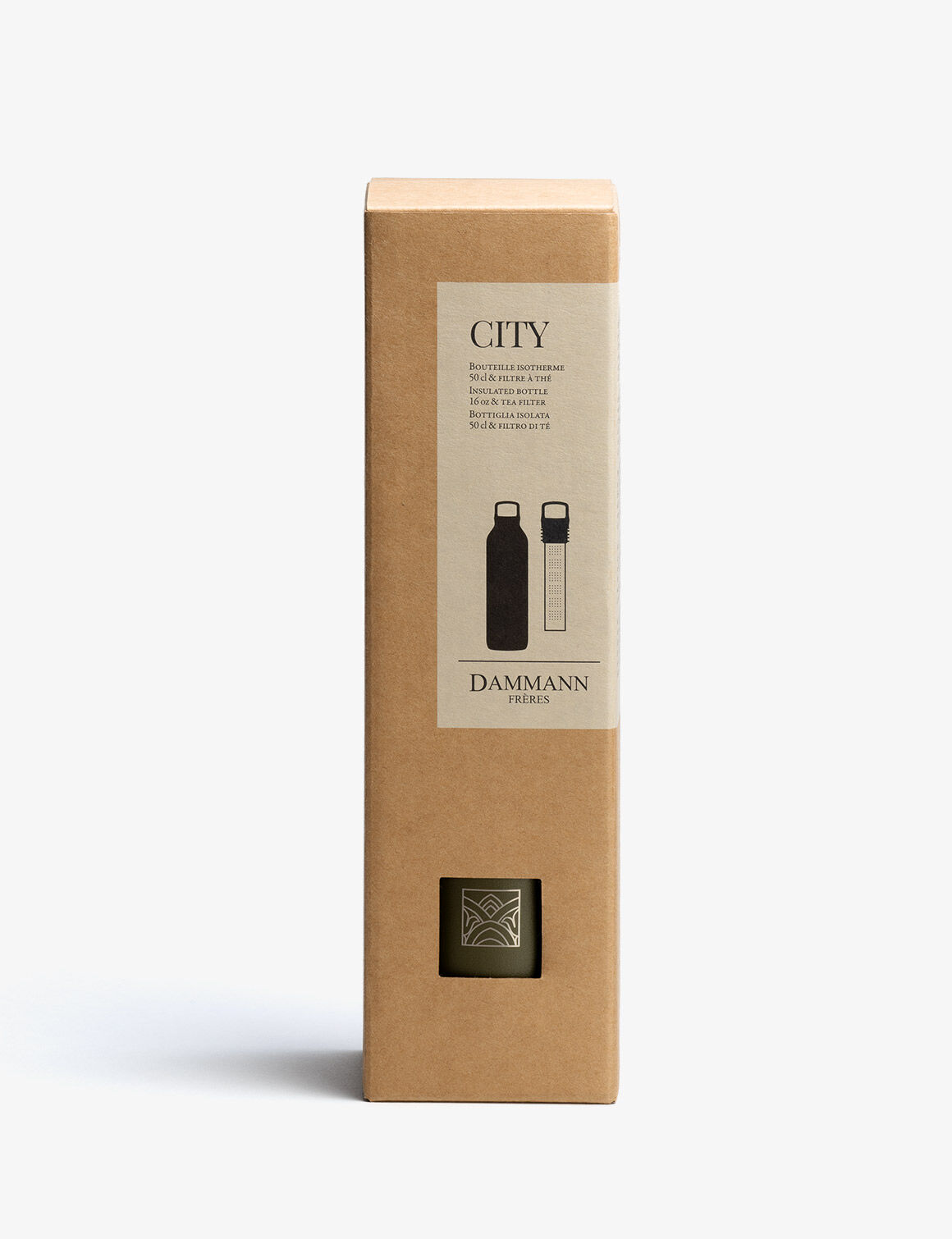 City bouteille isotherme  Kaki