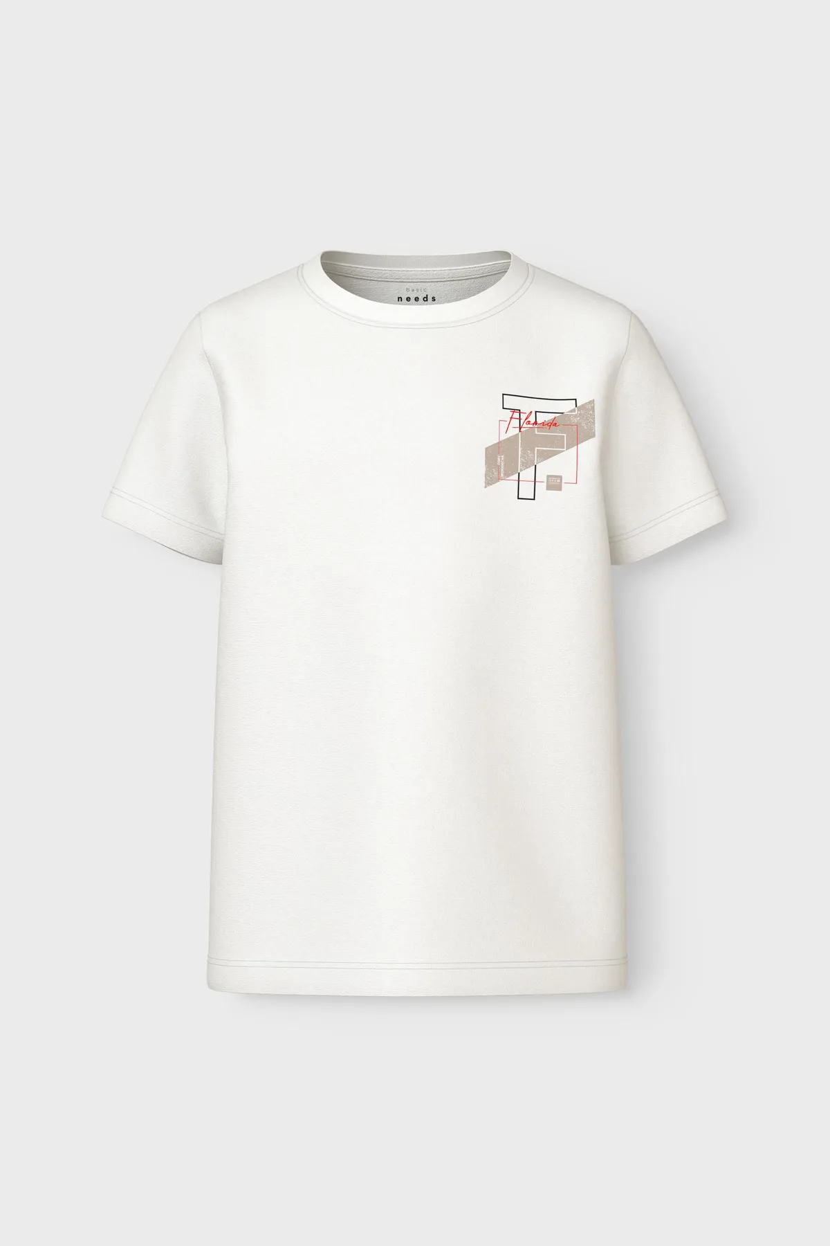 name ıt  T-Shirt - Weiß - Regular Fit