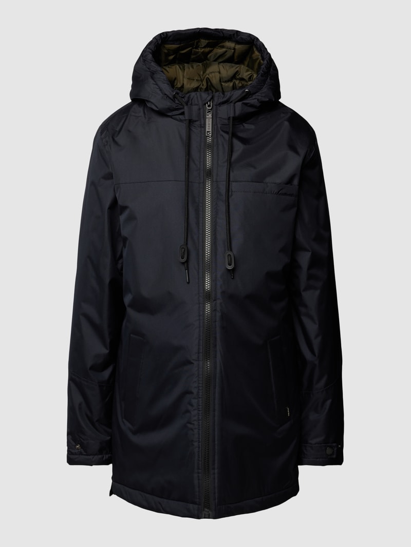Jacke mit Reißverschluss in schwarz