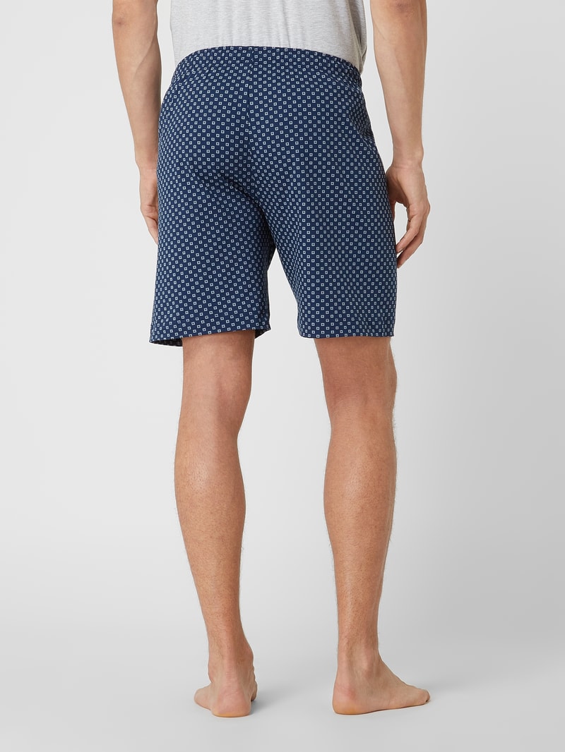 Pyjama-Hose aus Baumwolle in marineblau