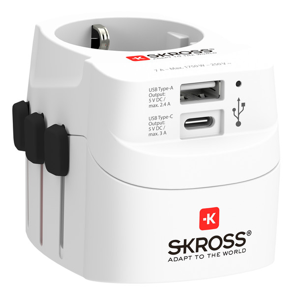 PRO LIGHT USB AC - Reisestecker