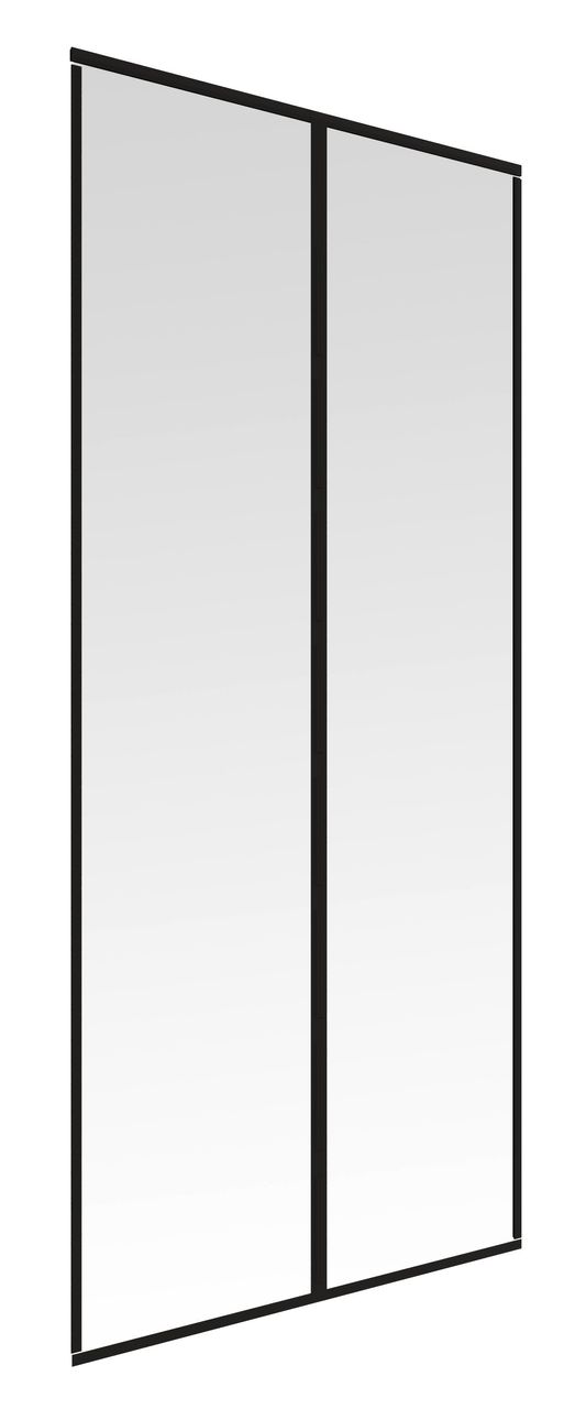 Powertec Türvorhang Magnet 95x215cm, Schwarz