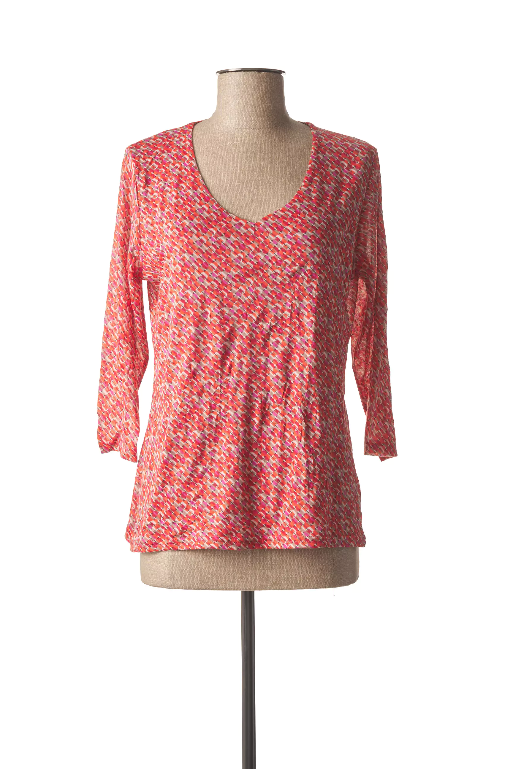 Les Bonheurs De Sophie Tshirts Femme couleur orange