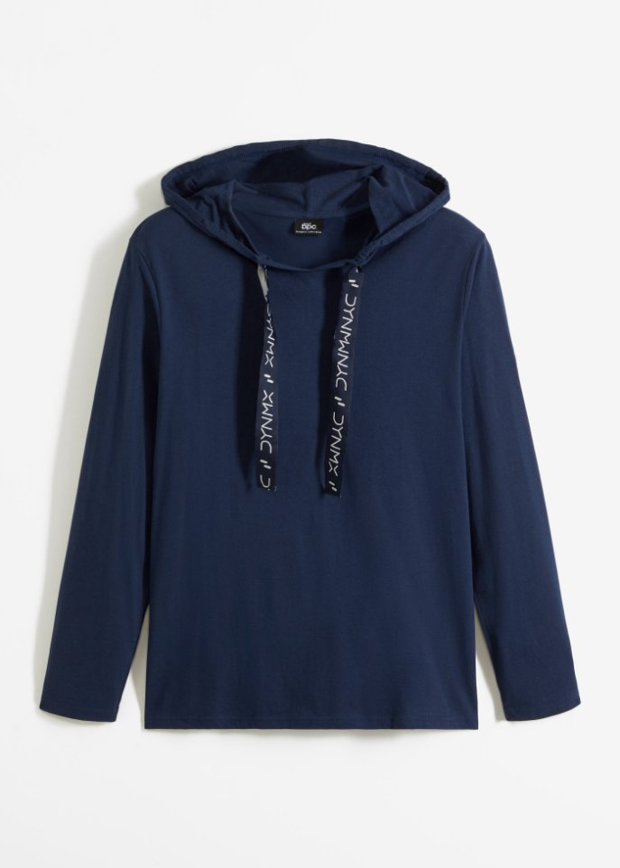 Langarmshirt mit Kapuze aus nachhaltiger Baumwolle