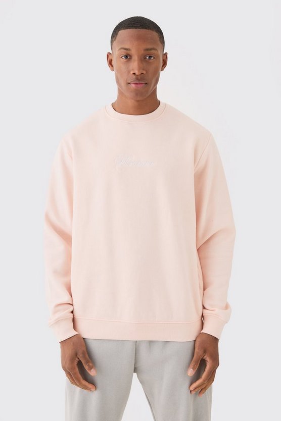 Basic Rundhals Homme Sweatshirt