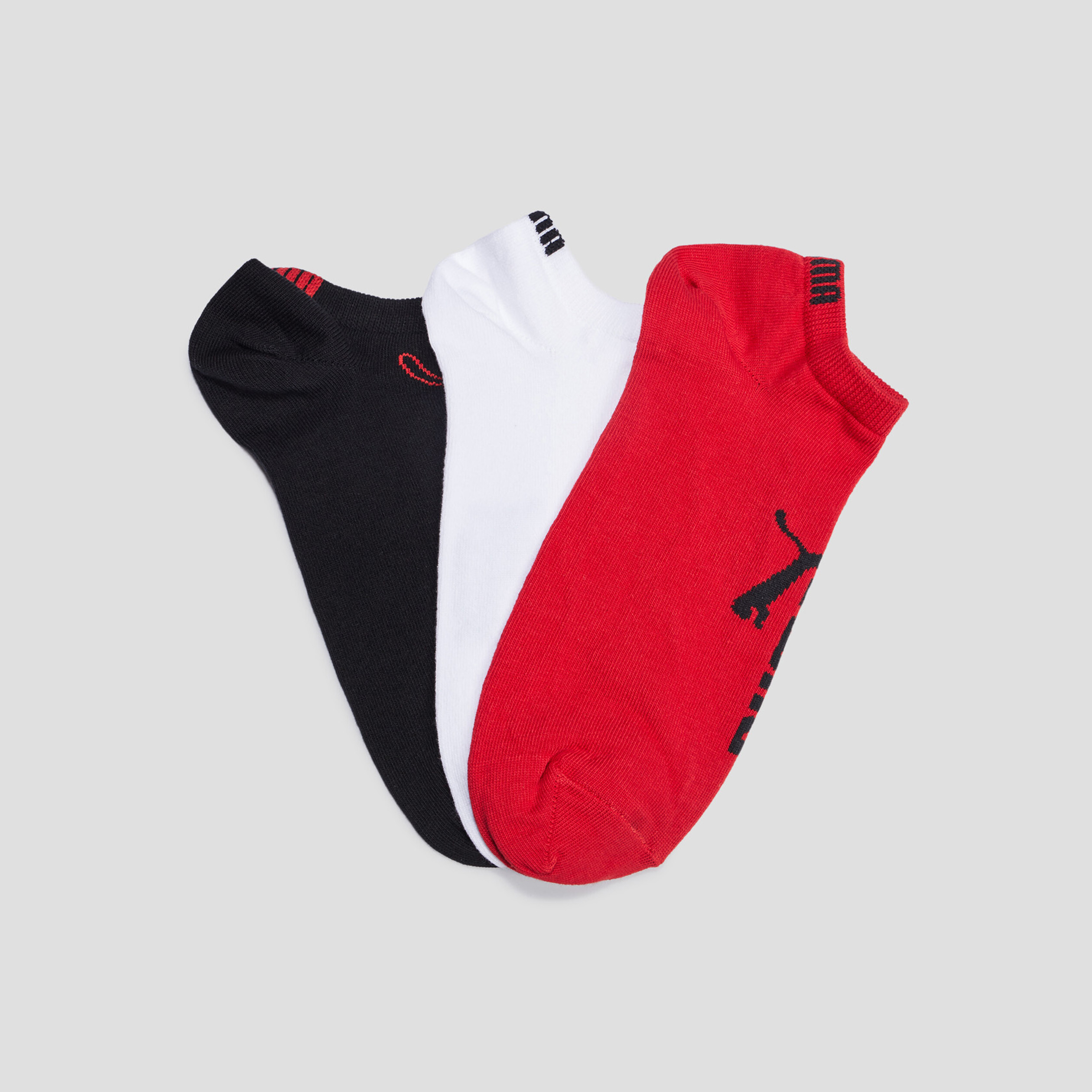 Lot 3 paires chaussettes Puma rouge homme | La Halle