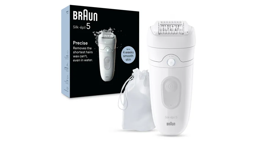BRAUN Epilierer Silk-épil 5, 5-011 Weiß / Grau