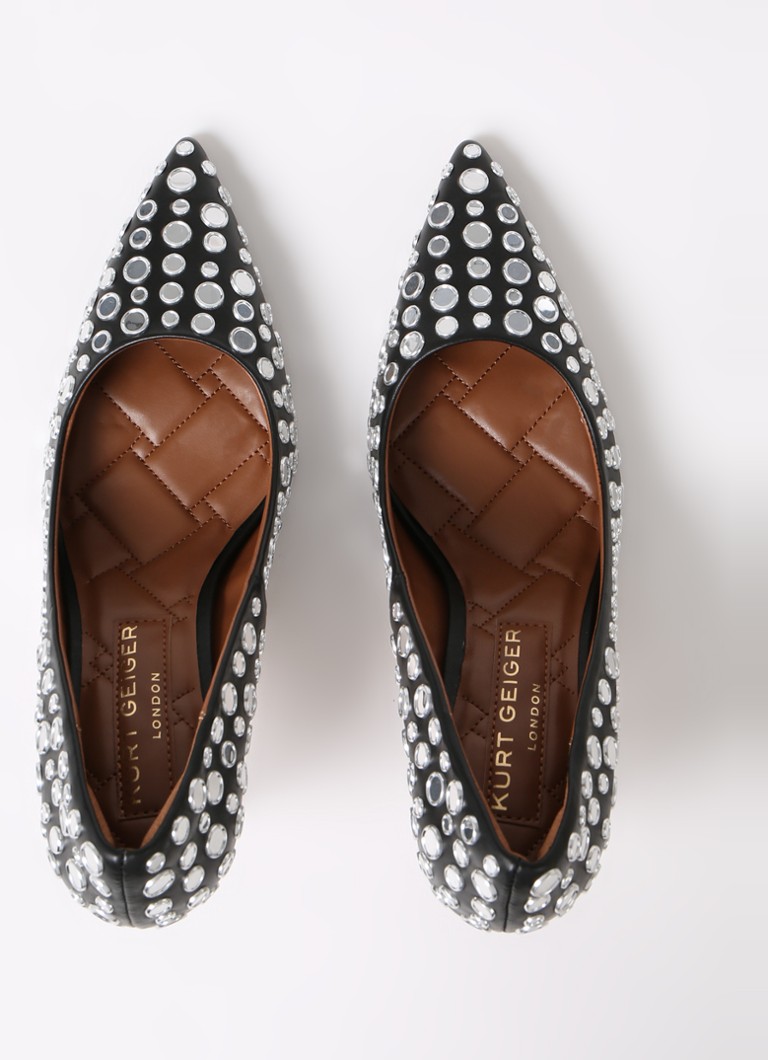 Escarpins en cuir Belgravia de Kurt Geiger ornés de strass