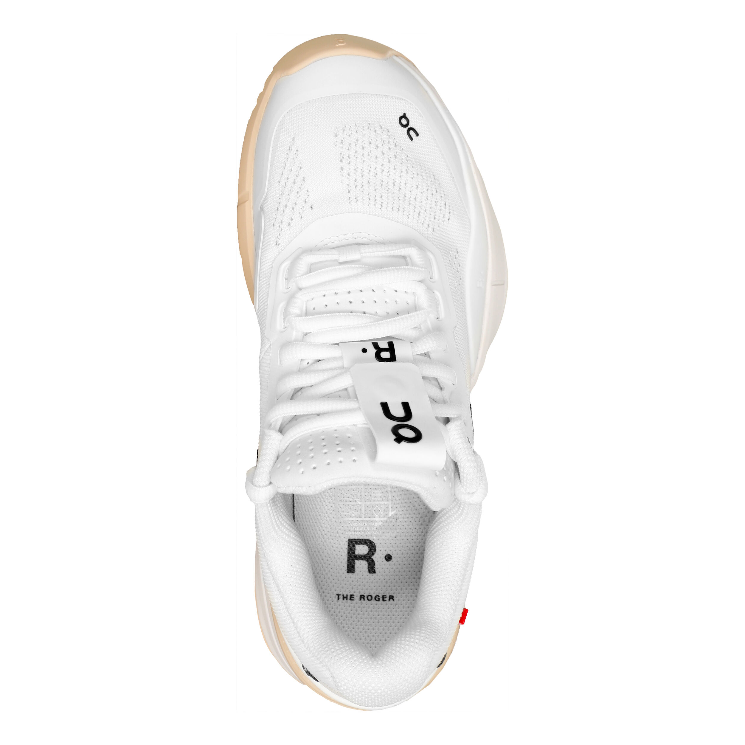 The Roger Pro Sandplatzschuh Damen - Weiß, Beige