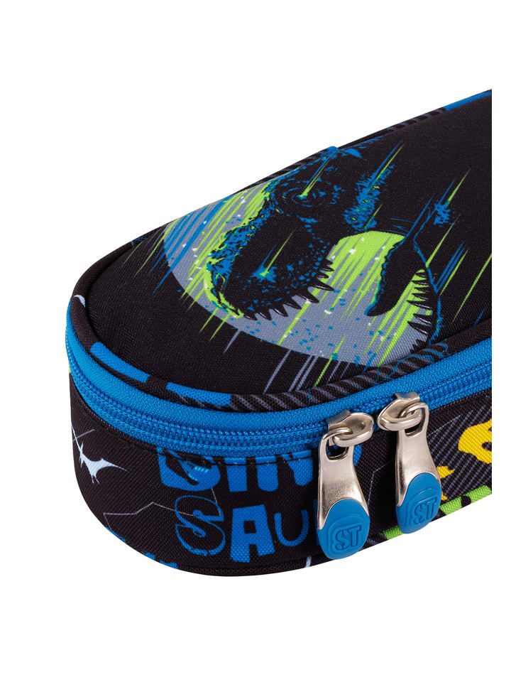 Yuhu.kids Federmäppchen Schlamper Etui Dino in Blau günstig kaufen onesize