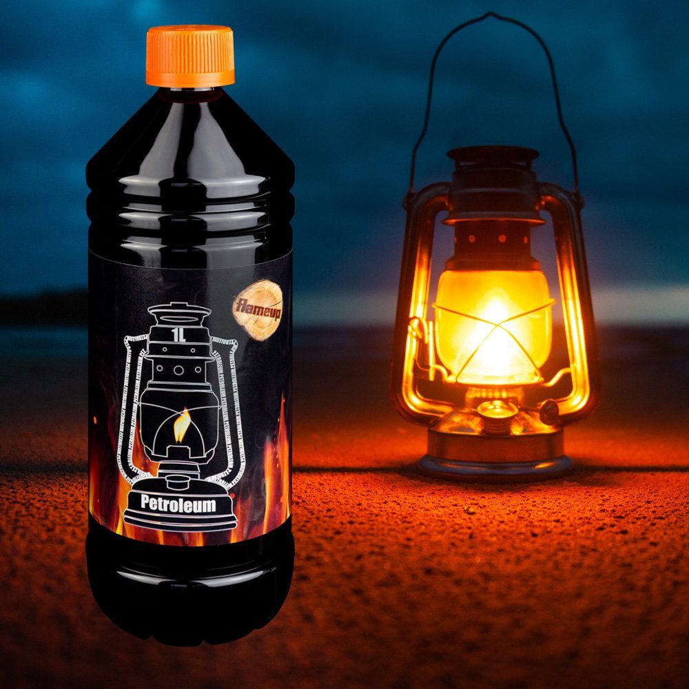 Flameup Lampenöl Set 48 L Lampenöl Petroleum Heizung Kamin Öllampe Laterne Öl Flameup