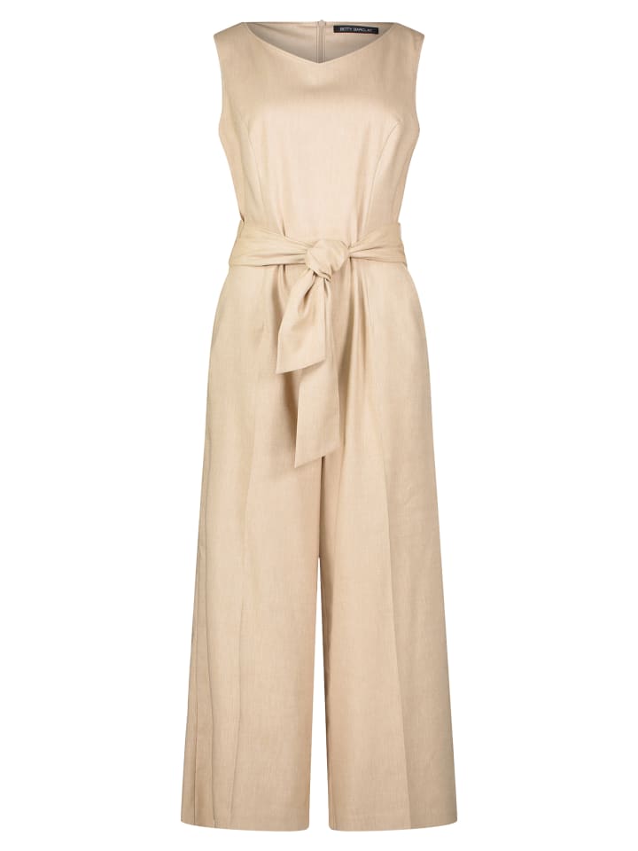 Betty Barclay Jumpsuit mit Eingrifftaschen in Beige günstig kaufen