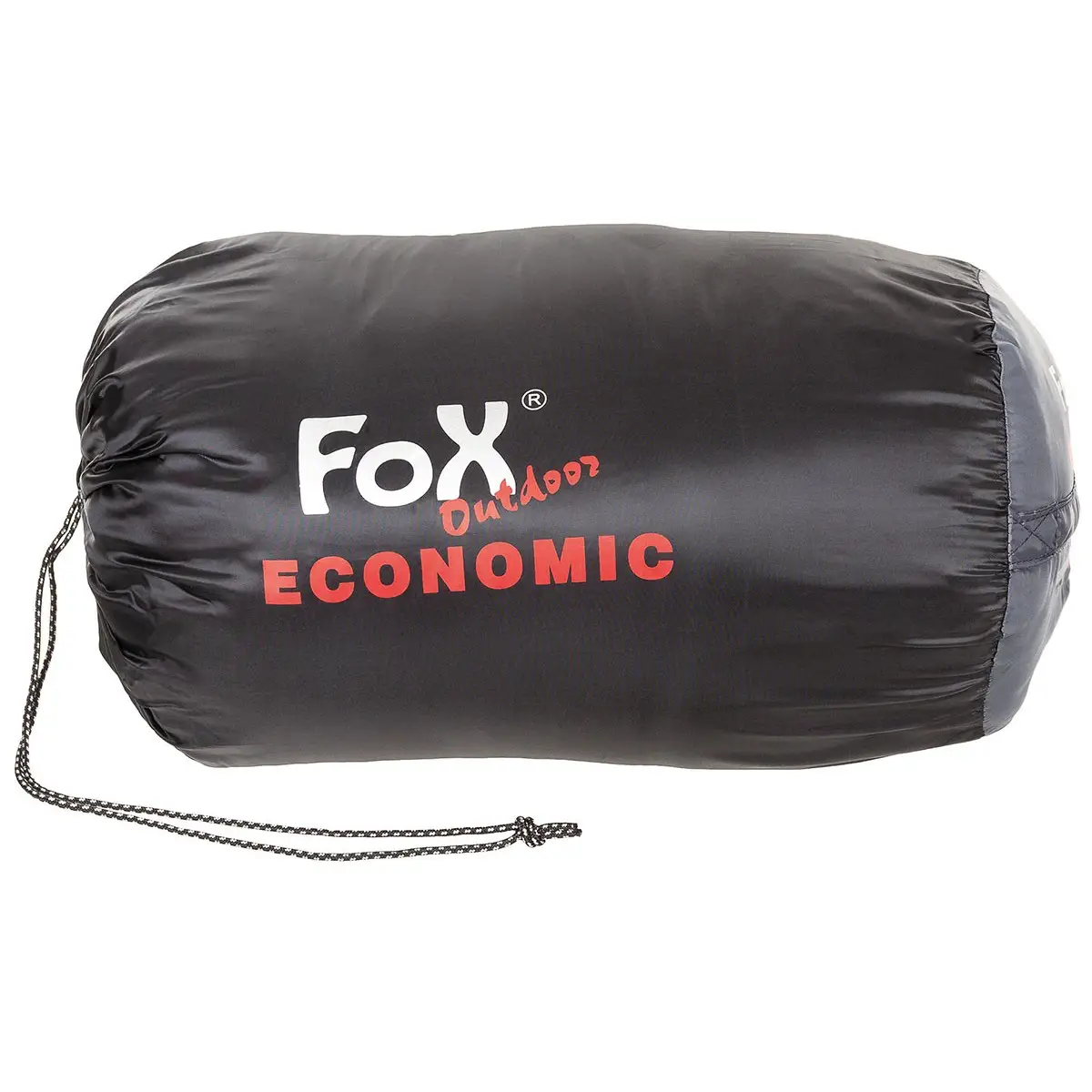 FOX Schlafsack ECONOMIC schwarz/grau