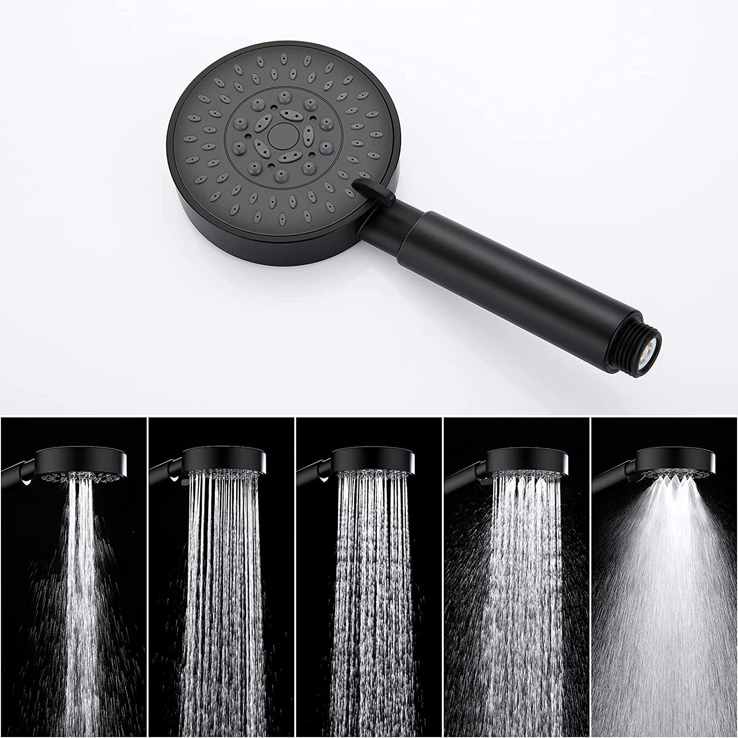 Auralum Duschsystem Badewannenarmatur Wasserhahn Duscharmatur Bade mit Handbrause Duschset