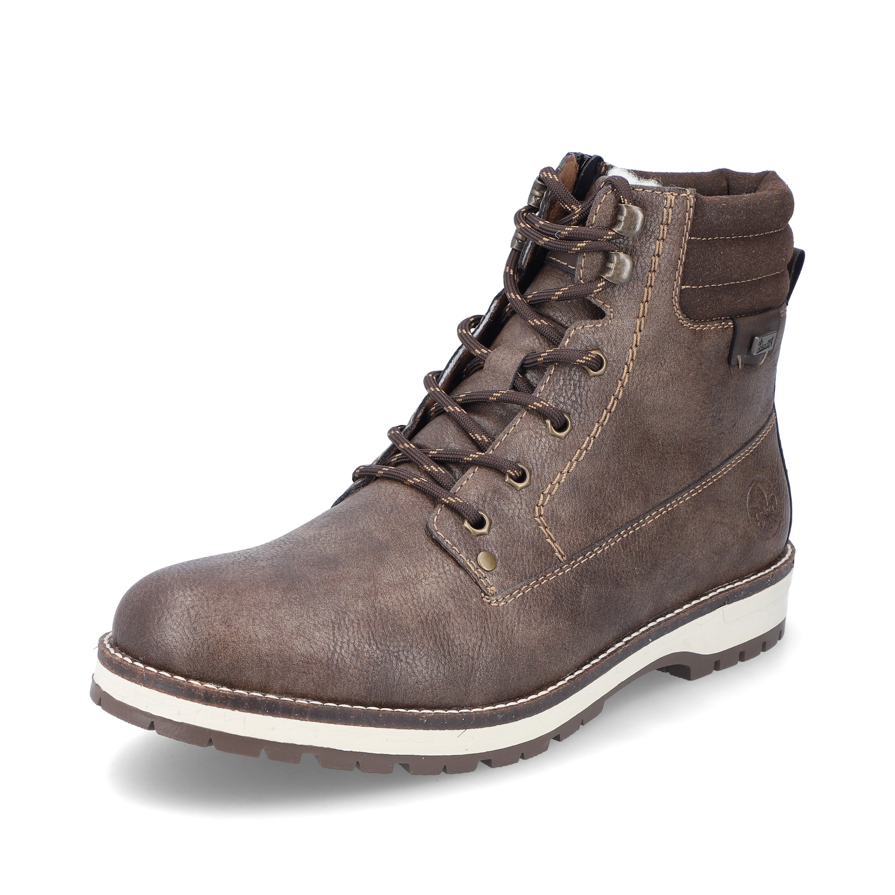Rieker Herren Schnürstiefel tabakbraun