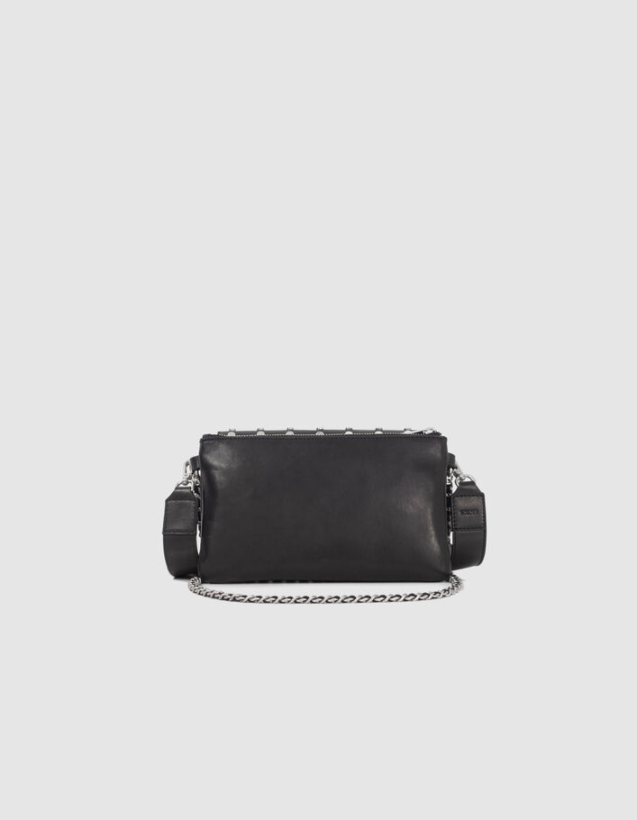 Le 111 BRONX noir cuir maxi clous Femme