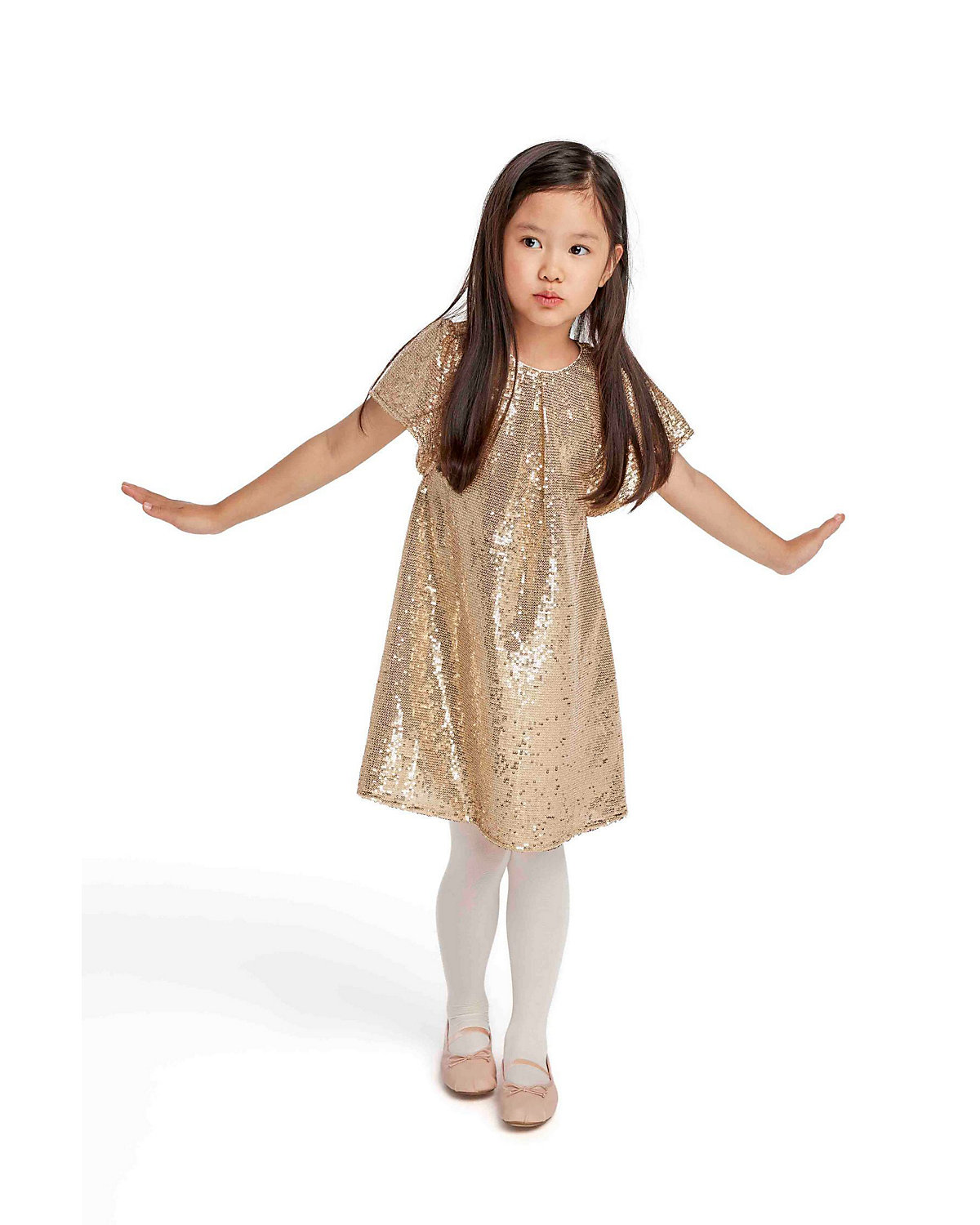 Paillettenkleid für Mädchen (3-14y)