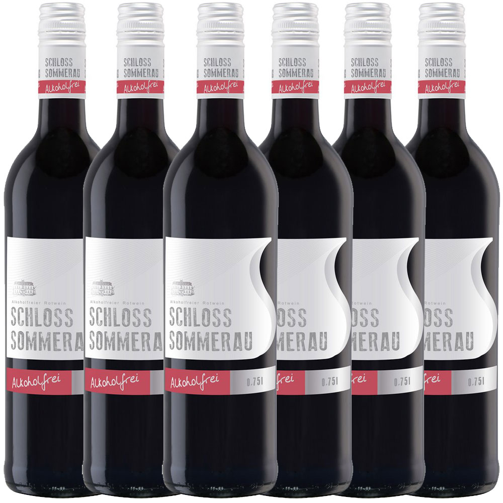 Schloss Sommerau alkoholfreier Rotwein 0,75l - 6er Karton